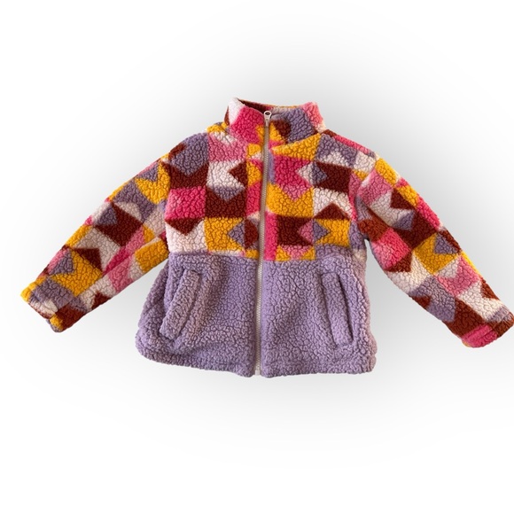 Cat & Jack Multicolor Fleece Jacket - Picture 1 of 2